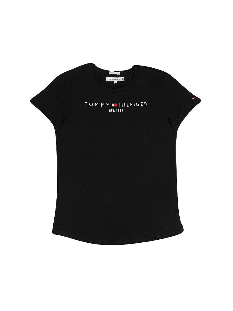 TOMMY HILFIGER Mädchen T Shirt Essential schwarz | 152
